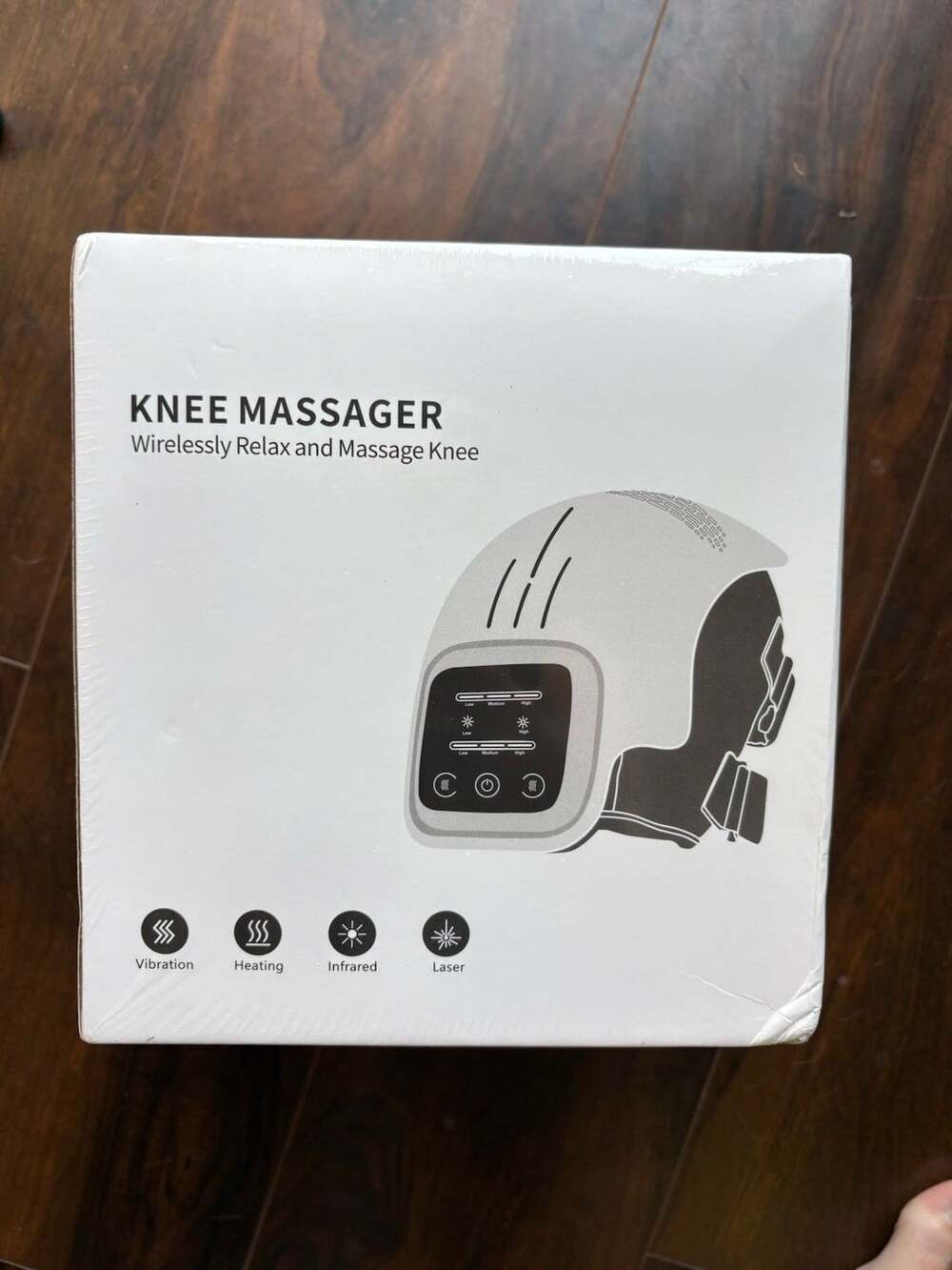 Knee Massager Smart with Heat, Red Light, and Massage Therapy